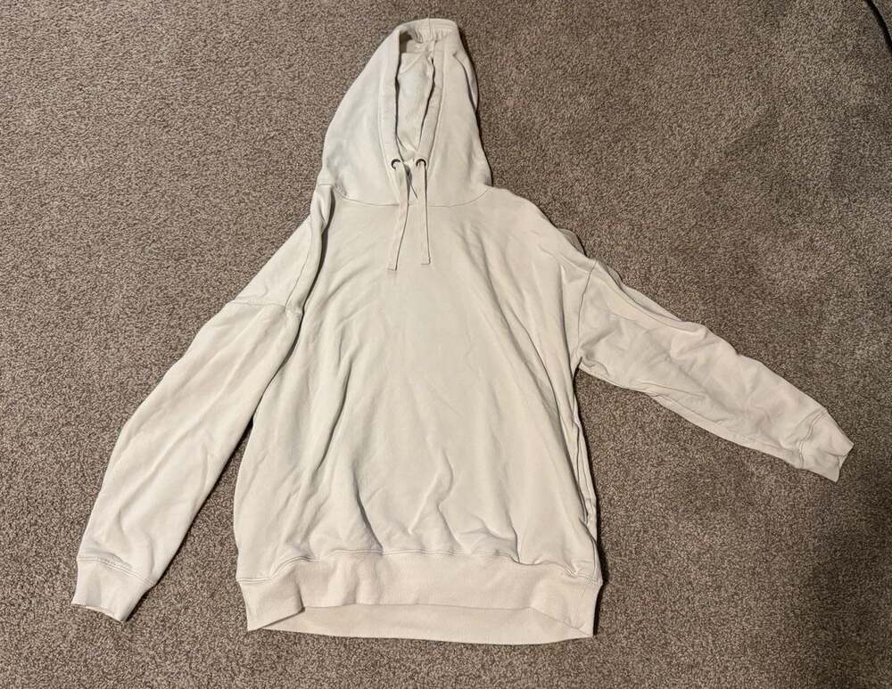Buffalo David Bitton Solid Cream Pullover Hoodie